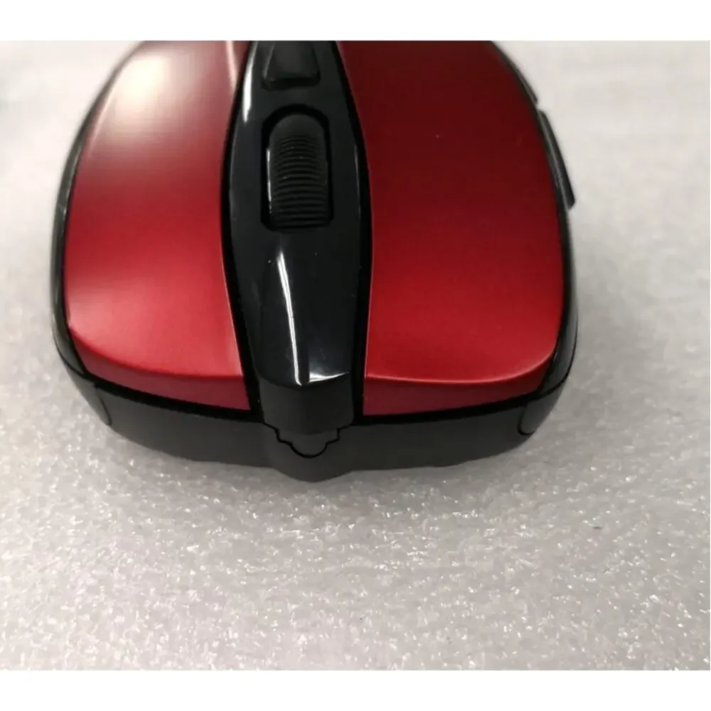 Tecknet M003 Wireless Mouse. Ergonomic. Red. Adjustable DPI. USB Dongle